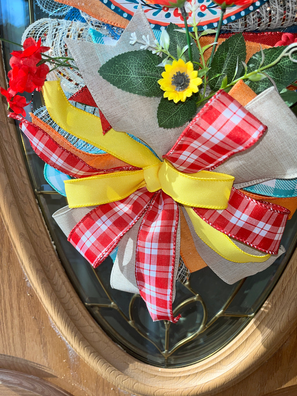 Welcome to Our Coop Chicken Door Swag | Everyday Farmhouse Door Decor